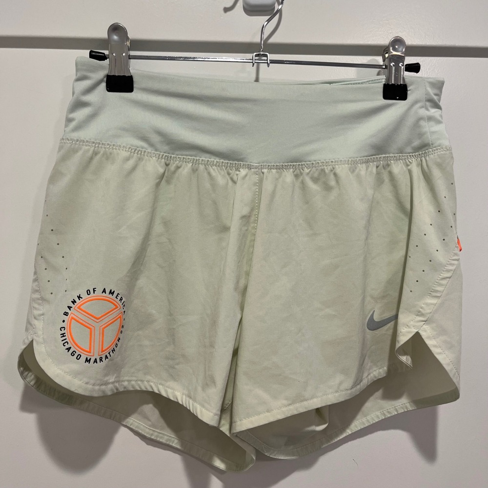 Nike Chicago Marathon 2022 Dri-FIT Running Shorts Mint Green Womens Small